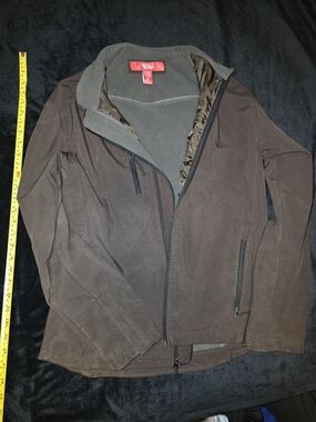 Walls Men's Brown Lightweight Softshell Shirt Jacket